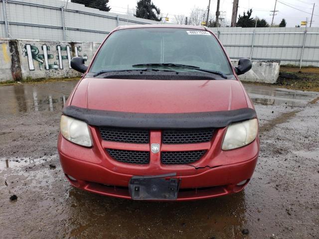 1D4GP45343B159569 - 2003 DODGE CARAVAN SPORT RED photo 5