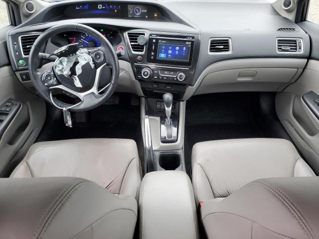 19XFB2F90FE260324 - 2015 HONDA CIVIC EXL GRAY photo 8