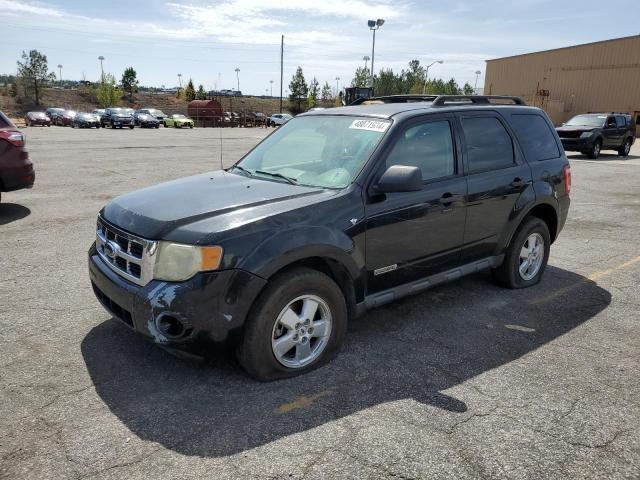 1FMCU03158KB52826 - 2008 FORD ESCAPE XLT BLACK photo 1