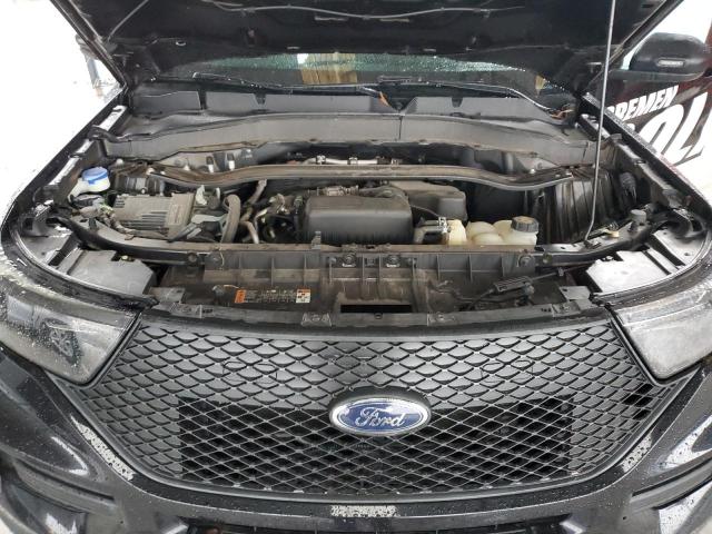 1FM5K8ABXMGA96842 - 2021 FORD EXPLORER POLICE INTERCEPTOR 黑色 照片 12
