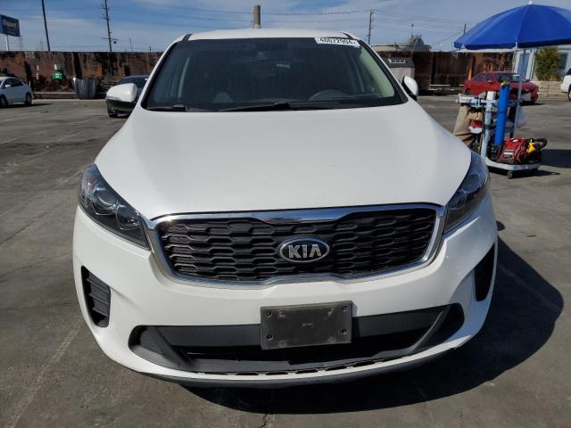 5XYPG4A35KG611388 - 2019 KIA SORENTO L WHITE photo 5