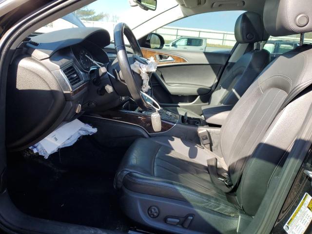 WAUHGAFC1CN131917 - 2012 AUDI A6 PRESTIGE შავი ფოტო 7