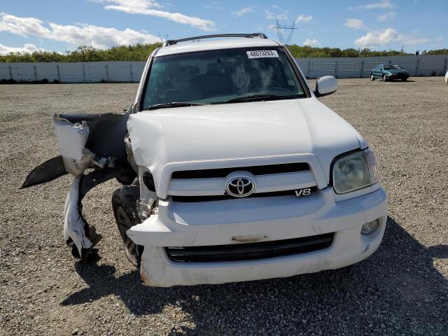 5TDZT34A27S290011 - 2007 TOYOTA SEQUOIA sr SR5 WHITE photo 5