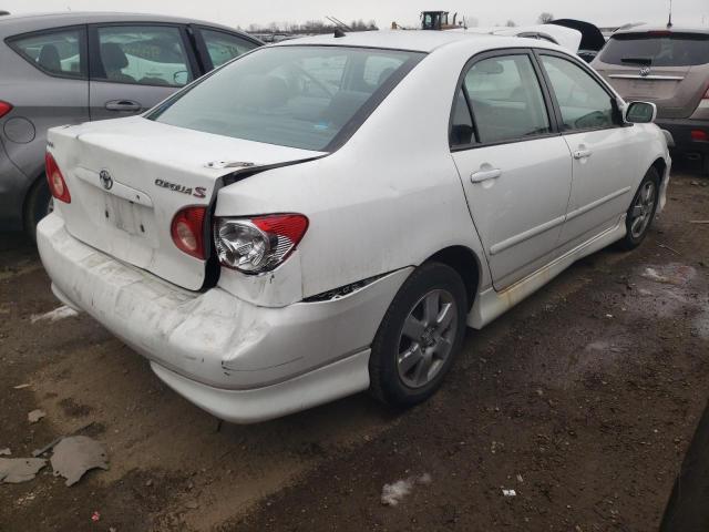 2T1BR32E38C904130 - 2008 TOYOTA COROLLA CE WHITE photo 3