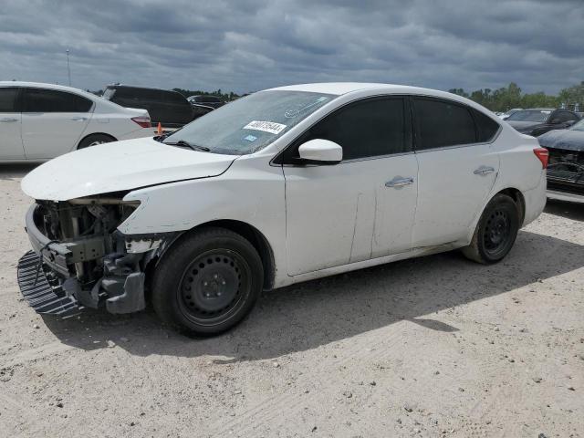 3N1AB7AP5KY308280 - 2019 NISSAN SENTRA S WHITE photo 1