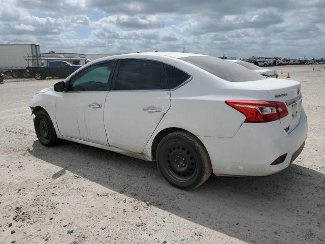 3N1AB7AP5KY308280 - 2019 NISSAN SENTRA S WHITE photo 2