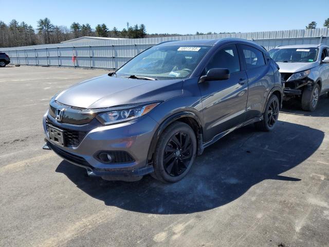 3CZRU6H18MM711471 - 2021 HONDA HR-V SPORT GRAY photo 1