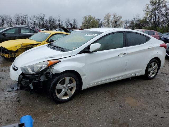 5NPDH4AE8CH120809 - 2012 HYUNDAI ELANTRA GLS WHITE photo 1