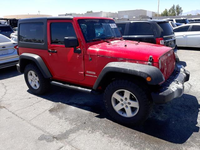 1C4AJWAG8CL211093 - 2012 JEEP WRANGLER SPORT RED photo 4