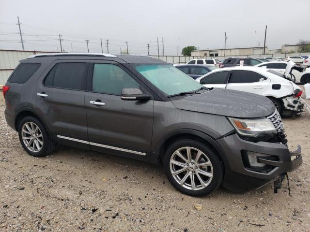 1FM5K7F88HGB16549 - 2017 FORD EXPLORER LIMITED GRAY photo 4