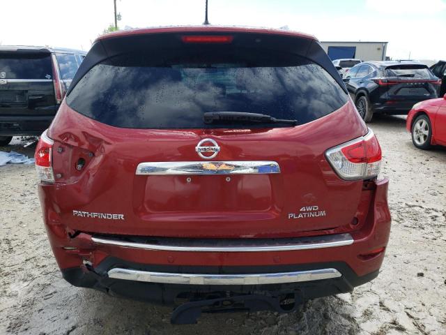 5N1AR2MM2DC670376 - 2013 NISSAN PATHFINDER S RED photo 6