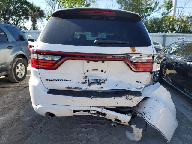 1C4RDHDGXNC187190 - 2022 DODGE DURANGO GT WHITE photo 6