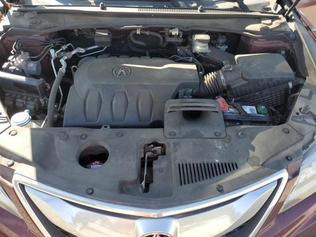 5J8TB3H30GL007080 - 2016 ACURA RDX MAROON photo 12