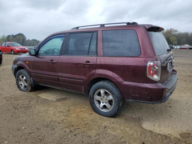 5FNYF18508B004294 - 2008 HONDA PILOT EXL BURGUNDY photo 2