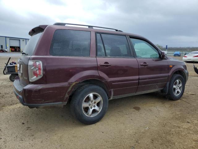 5FNYF18508B004294 - 2008 HONDA PILOT EXL BURGUNDY photo 3