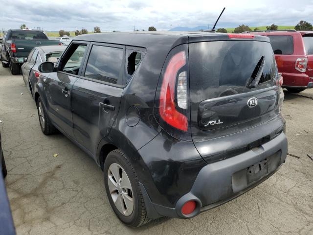 KNDJN2A25E7098958 - 2014 KIA SOUL BLACK photo 2