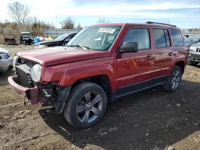 1C4NJRFBXFD417319 - 2015 JEEP PATRIOT LATITUDE RED photo 1