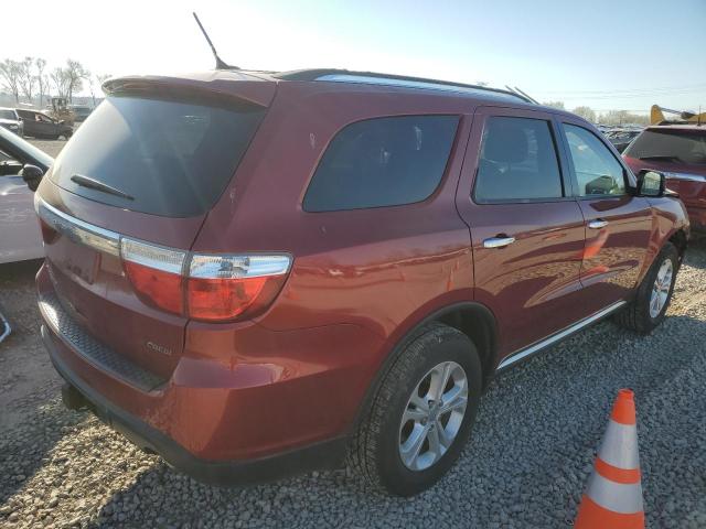 1C4RDJDG5DC527836 - 2013 DODGE DURANGO CREW BURGUNDY photo 3