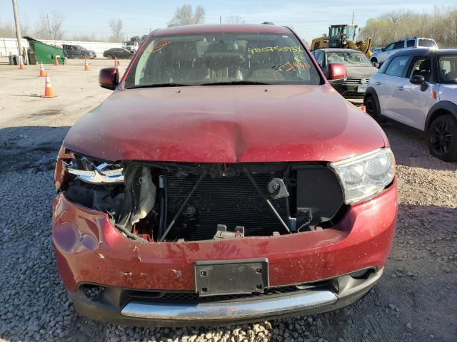 1C4RDJDG5DC527836 - 2013 DODGE DURANGO CREW BURGUNDY photo 5