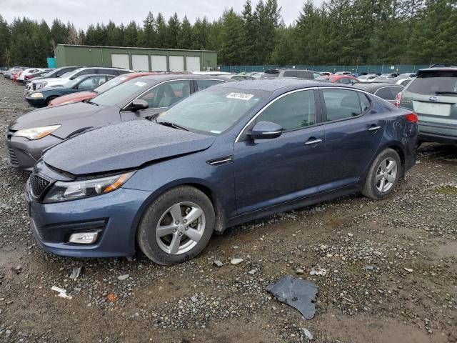 5XXGM4A76FG373797 - 2015 KIA OPTIMA LX BLUE photo 1