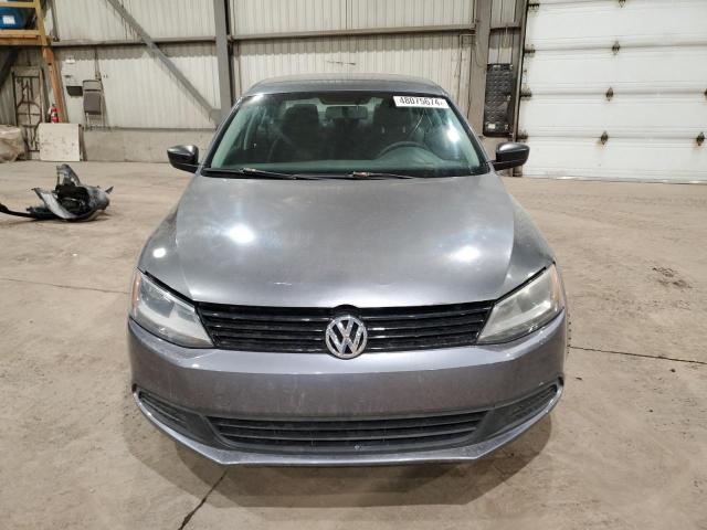 3VW1K7AJ4BM015824 - 2011 VOLKSWAGEN JETTA BASE GRAY photo 5