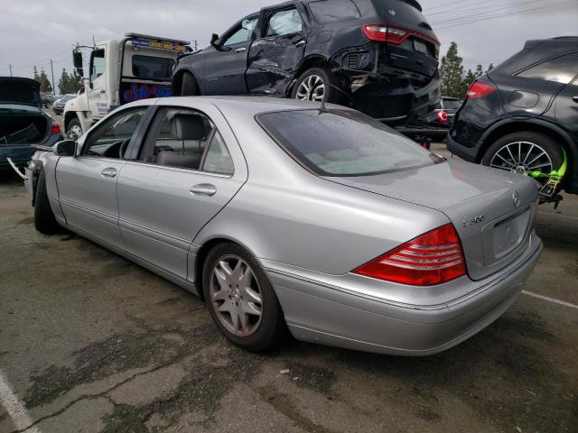 WDBNG75J03A363441 - 2003 MERCEDES-BENZ S 500 SILVER photo 2