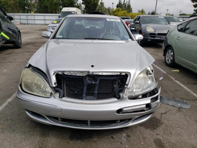 WDBNG75J03A363441 - 2003 MERCEDES-BENZ S 500 SILVER photo 5