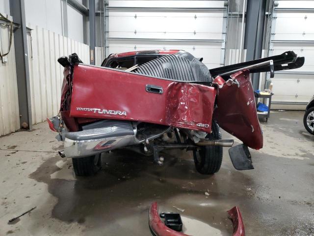 5TBBT441X6S485028 - 2006 TOYOTA TUNDRA ACCESS CAB SR5 BURGUNDY photo 6