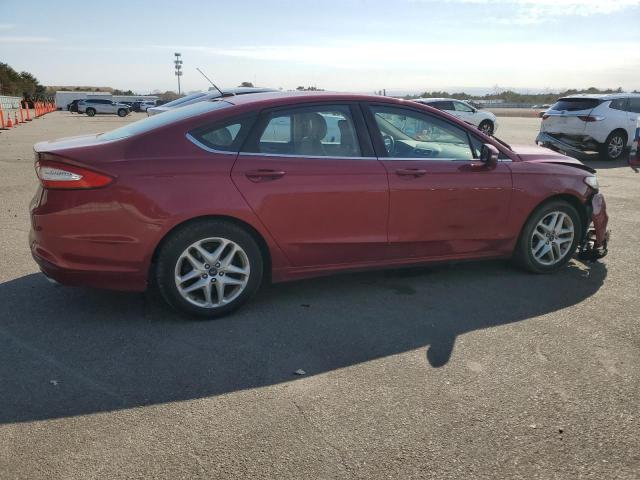 3FA6P0H77ER310778 - 2014 FORD FUSION SE RED photo 3