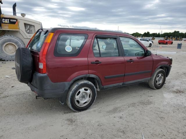 SHSRD68534U209117 - 2004 HONDA CR-V LX BURGUNDY photo 3