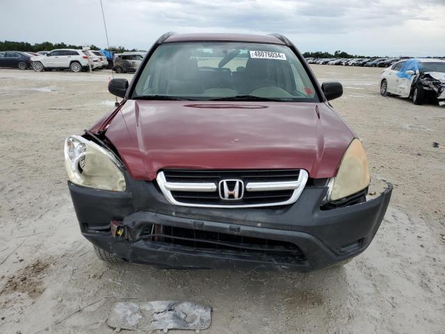 SHSRD68534U209117 - 2004 HONDA CR-V LX BURGUNDY photo 5