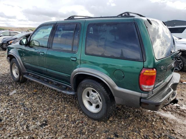 1FMZU73E3YZA49997 - 2000 FORD EXPLORER XLT GREEN photo 2