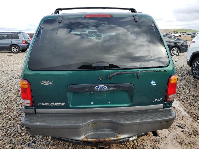 1FMZU73E3YZA49997 - 2000 FORD EXPLORER XLT GREEN photo 6