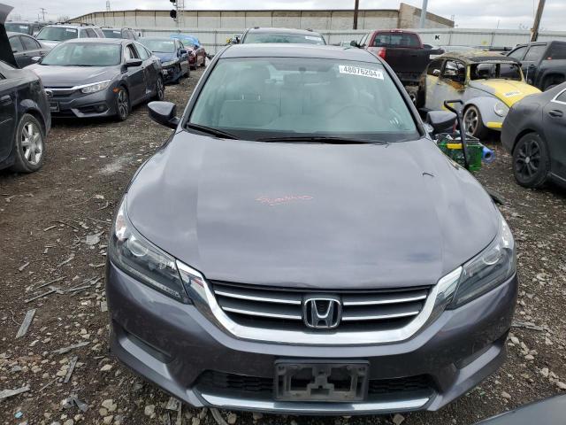 1HGCR2F31EA160293 - 2014 HONDA ACCORD LX GRAY photo 5