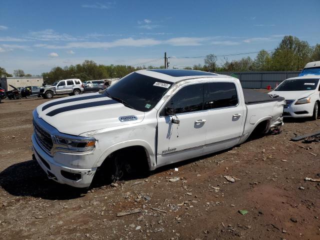 1C6SRFHT3KN775485 - 2019 RAM 1500 LIMITED WHITE photo 1