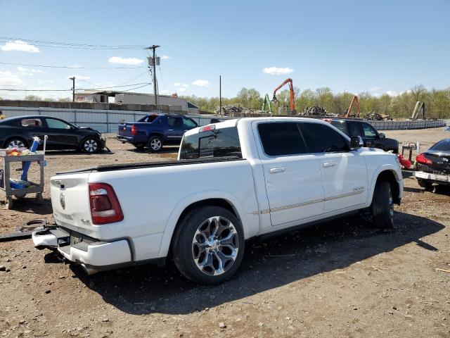 1C6SRFHT3KN775485 - 2019 RAM 1500 LIMITED WHITE photo 3