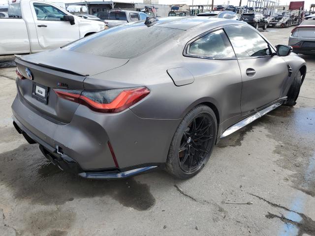 WBS33AZ00NCH76823 - 2022 BMW M4 COMPETITION GRAY photo 3