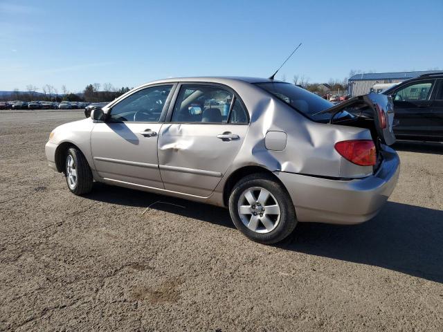 2T1BR32E13C151898 - 2003 TOYOTA COROLLA CE BEIGE photo 2