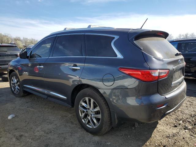 5N1CL0MM0EC513526 - 2014 INFINITI QX60 HYBRID GRAY photo 2