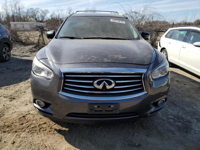 5N1CL0MM0EC513526 - 2014 INFINITI QX60 HYBRID GRAY photo 5