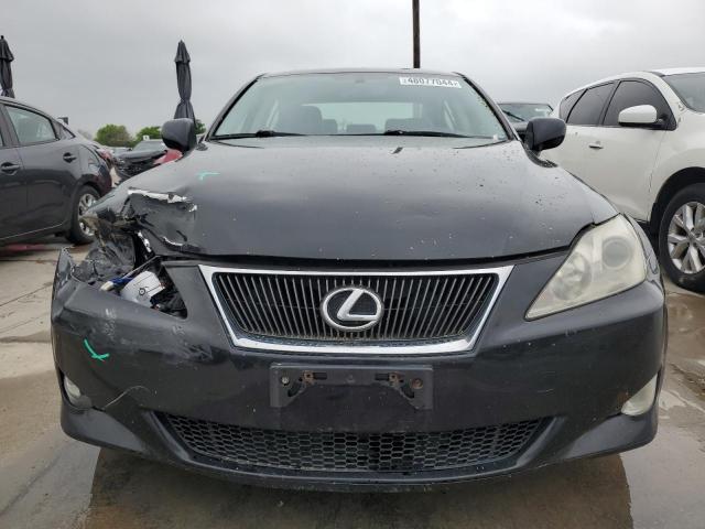 JTHCK262185026325 - 2008 LEXUS IS 250 BLACK photo 5