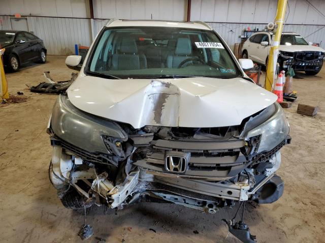 5J6RM4H70EL029731 - 2014 HONDA CR-V EXL WHITE photo 5