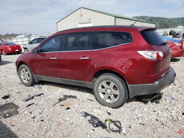 1GNLVGED4AS141105 - 2010 CHEVROLET TRAVERSE LT MAROON photo 2