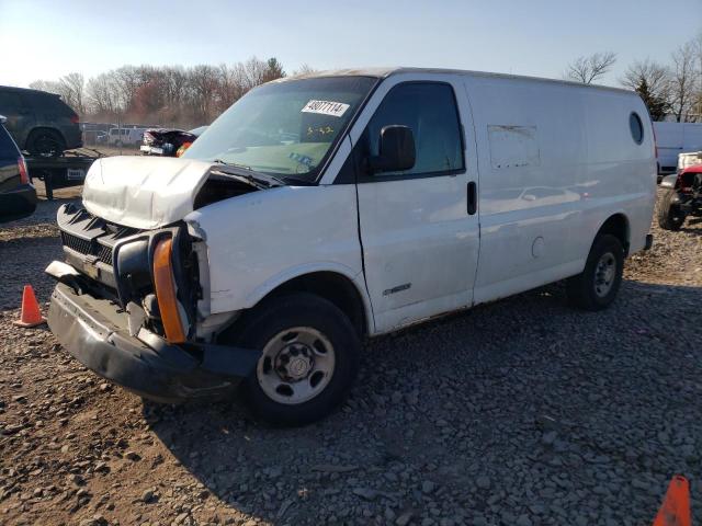 1GCGG25V151264601 - 2005 CHEVROLET EXPRESS G2 WHITE photo 1