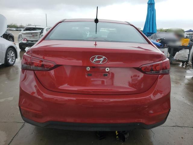 3KPC24A63LE126866 - 2020 HYUNDAI ACCENT SE RED photo 6