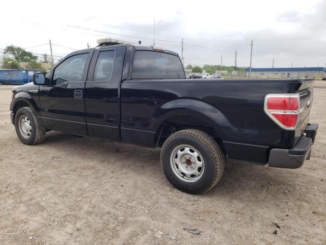 1FTFX1CF0DKF05817 - 2013 FORD F150 SUPER CAB BLACK photo 2