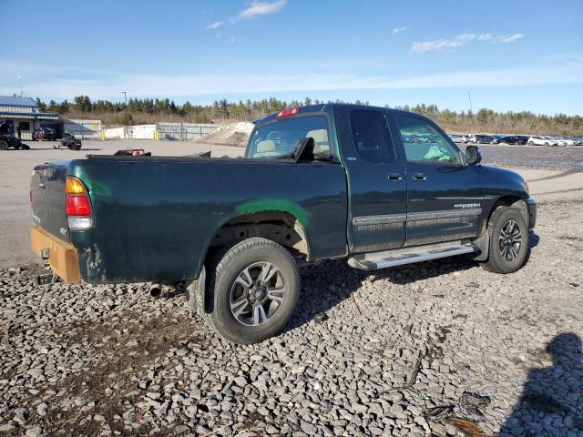 5TBBN44123S397502 - 2003 TOYOTA TUNDRA ACCESS CAB SR5 GREEN photo 3