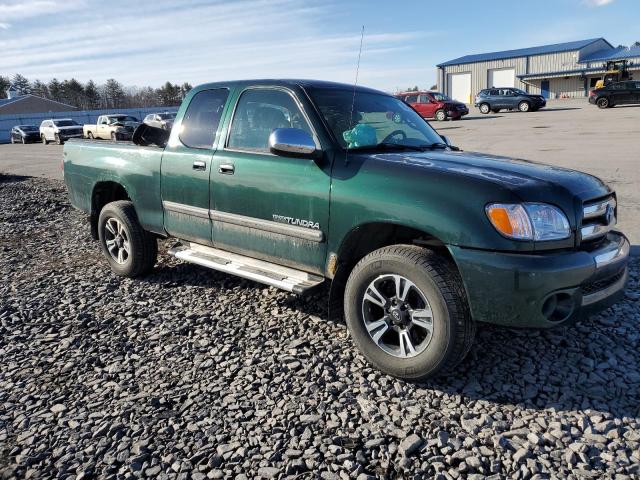 5TBBN44123S397502 - 2003 TOYOTA TUNDRA ACCESS CAB SR5 GREEN photo 4