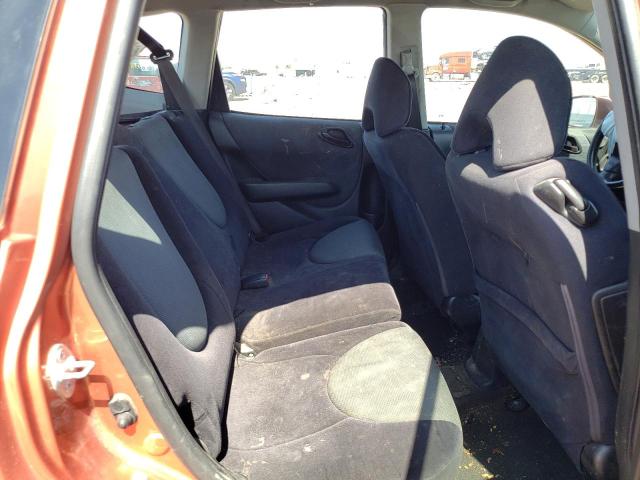 JHMGD38697S021066 - 2007 HONDA FIT S ORANGE photo 10