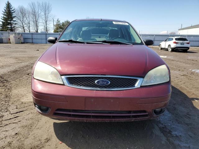 1FAFP34N77W276931 - 2007 FORD FOCUS ZX4 RED photo 5